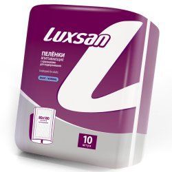 Пеленки LUXSAN Basic / Normal 80х180, 10 шт