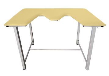 ТД ВЕТ Стол ветеринарный СВУ-5 для УЗИ, 1320x720x900, каркас серый, бежевая обивка