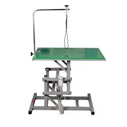 ТД ВЕТ (из наличия) Стол универсальный СВУ-15 для груминга с электроприводом, столешница резина  1200x600 (каркас серый)