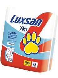 Коврики (пеленки) LUXSAN Premium для животных 40х60, 15 шт