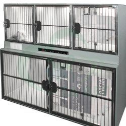 ТД ВЕТ Модуль клеток из полипропилена, 2х ярусный из 5 клеток 2/3, 1800х700(600)х1500(1660)h