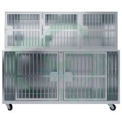 ТД ВЕТ Optima 5 Модуль на 5 клеток 1800х750(600)х1440(1540) мм с колесами.