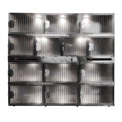 ТД ВЕТ Модуль из 13 клеток из нерж. стали 2000х600х1760(1920)h c освещением