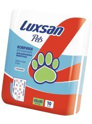 Коврики (пеленки) LUXSAN Premium для животных 60х90, 10 шт
