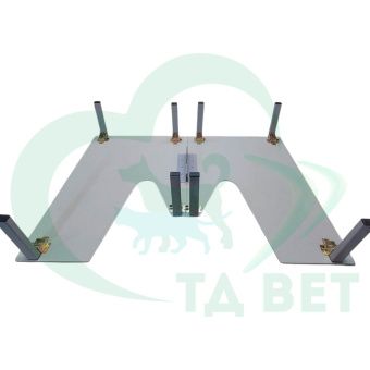 ТД ВЕТ Стол складной Vetbot-06  для УЗИ и эхо процедур (столешница пластик) 1330х720х320h