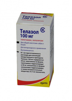 Zoetis Телазол 100 мг, 10 мл
