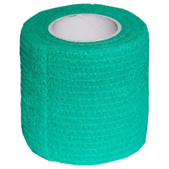 Valta Care Premium бинт самофиксирующийся c горьким вкусом 5 см х 450 см, зеленый