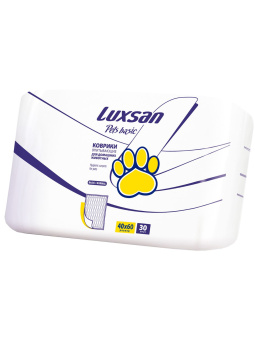 Коврики (пеленки) LUXSAN Basic для животных 40х60, 30 шт