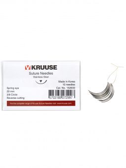 KRUUSE набор режущих хирургических игл 29 мм (3/8) 10 шт.