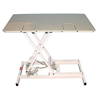 ТД ВЕТ Стол для УЗИ с откидными дверцами VETBOT-75 стол-ца пластик, эл/прив., 1320x720x(330- 1090)h мм (коврик-накладка