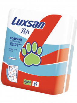 Коврики (пеленки) LUXSAN Premium для животных 60х90, 20 шт