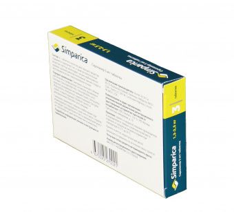 Zoetis Симпарика, жевательные таблетки для собак весом от 1,3-2,5кг, 5мг, 3 таб.