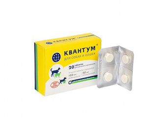 VIC Квантум таблетки для собак и кошек, 20 таб