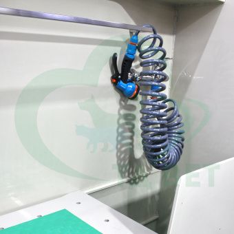 ТД ВЕТ(и) Ванна из полипропилена для груминга трехуровневая с дверкой, электропривод, 1200x500