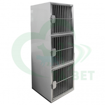 ТД ВЕТ Модуль клеток из полипропилена ,без к/о, 3х ярусный из 3 клеток 1/1/1, 600x600x1810(1970)h