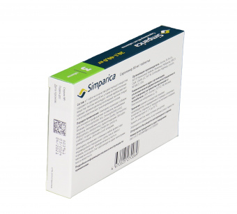 Zoetis Симпарика, жевательные таблетки для собак весом от 20-40кг, 80 мг, 3 таб.