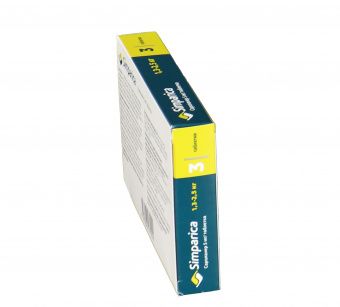 Zoetis Симпарика, жевательные таблетки для собак весом от 1,3-2,5кг, 5мг, 3 таб.