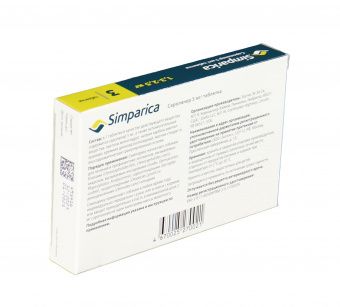 Zoetis Симпарика, жевательные таблетки для собак весом от 1,3-2,5кг, 5мг, 3 таб.