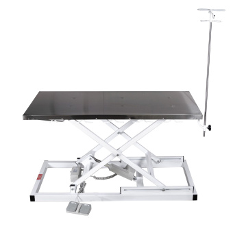 ТД ВЕТ Стол ветеринарный с подогревом VETBOT-72.1500 без слива, со штативом, электропривод, 1500x600x(280- 1050)h мм (ка