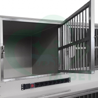 ТД ВЕТ Модуль из 5 клеток из полипропилена с  розетками 1800х700(500)х1480(1640)h