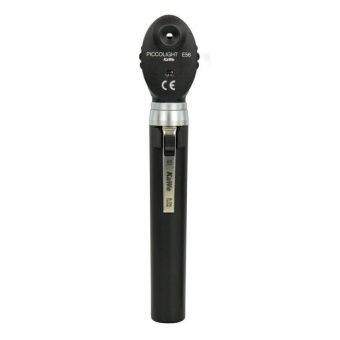 БМ офтальмоскоп PICCOLIGHT E56 LED, 2.5 V с шестью апертурами, черный (зеленый фильтр)