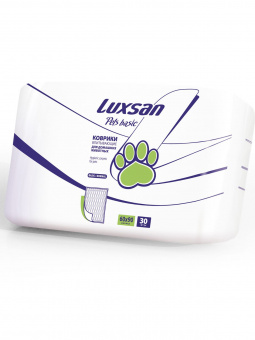 Коврики (пеленки) LUXSAN Basic для животных 60х90, 30 шт