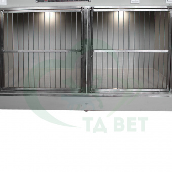 ТД ВЕТ Модуль из полипропилена из 5 клеток, разборный, с освещением 1800х600х1450(1750)h