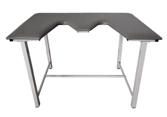 ТД ВЕТ Стол ветеринарный СВУ-5 для УЗИ, 1320x720x900, каркас серый, серая обивка