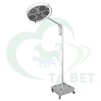 ТД ВЕТ Светильник ветеринарный хирургический напольный 734. Diode 6-ти ламповый.
