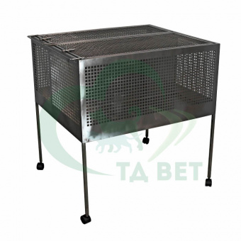 ТД ВЕТ Модуль из 2 клеток из сетки для грызунов 700х800х800(850)h