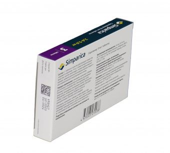Zoetis Симпарика, жевательные таблетки для собак весом от 2,6-5кг, 10 мг, 3 таб.