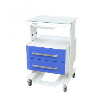 ВЗМО Стол тумба СИПС-Н-01 с 2 ящиками, цвет фасада голубой