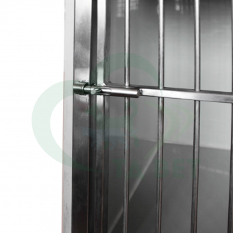 ТД ВЕТ Модуль из полипропилена из 5 клеток, разборный, с освещением 1800х600х1450(1750)h