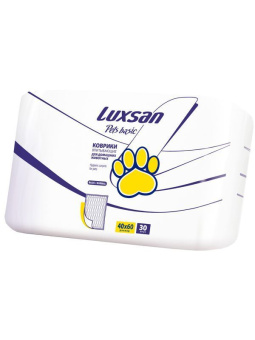 Коврики (пеленки) LUXSAN Basic для животных 40х60, 30 шт