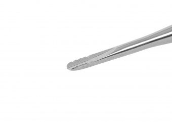 KRUUSE зубчатый люксатор, 4 мм, короткая ручка