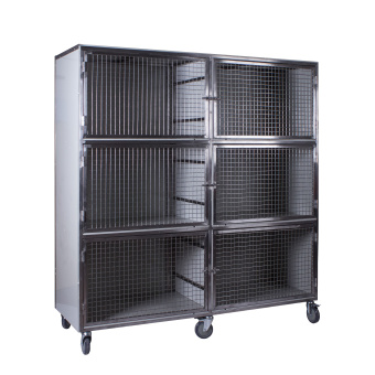 ТД ВЕТ Модуль клеток из полипропилена, 3х ярусный из 6 клеток 2/2/2, 1800х600х1750(1910)h