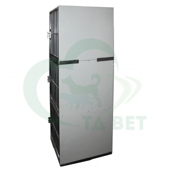 ТД ВЕТ Модуль клеток из полипропилена, 3х ярусный из 3 клеток 1/1/1, 600x600x1810(1970)h