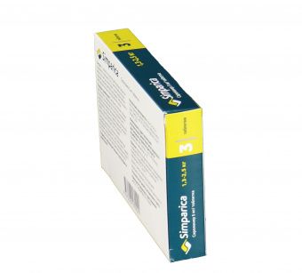 Zoetis Симпарика, жевательные таблетки для собак весом от 1,3-2,5кг, 5мг, 3 таб.