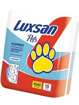 Коврики (пеленки) LUXSAN Premium для животных 40х60, 15 шт