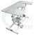 ТД ВЕТ Стол ветеринарный СВУ-17.1 для УЗИ, 1320x720x760-990 (каркас серый, пульт ручной)