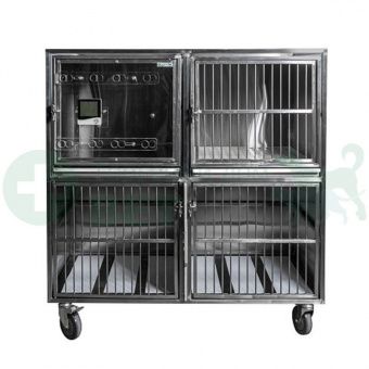 ТД ВЕТ Модуль клеток из нерж. стали, 2х ярусный из 4 клеток 2/2, 1200х600х1260h