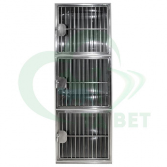 ТД ВЕТ Модуль клеток из полипропилена ,без к/о, 3х ярусный из 3 клеток 1/1/1, 600x600x1810(1970)h