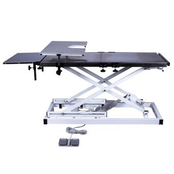 ТД ВЕТ Стол с подогревом ветеринарный офтальмологический VETBOT-96, 1730х700х(330- 1050)h (каркас белый, пульт ножной)