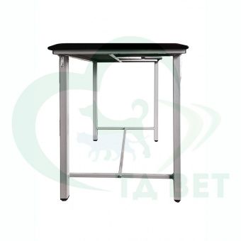 ТД ВЕТ Стол ветеринарный СВУ-5 для УЗИ, 1320x720x900, каркас серый, черная обивка