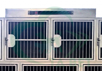 ТД ВЕТ Модуль клеток из полипропилена, 3х ярусный из 9 клеток 2/3/4, 2000х700(600)х1950(2100) мм