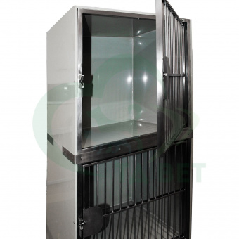 ТД ВЕТ Модуль клеток из полипропилена, 3х ярусный из 3 клеток 1/1/1, 600x600x1810(1970)h