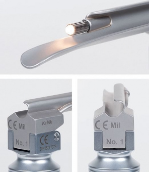 БМ Клинок ларингоскопа Miller С №1