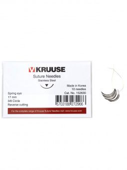 KRUUSE набор режущих хирургических игл 17 мм (3/8) 10 шт.