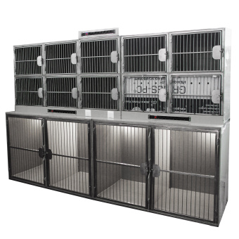 ТД ВЕТ Модуль из 14 клеток из полипропилена разборный 2960х800(600)х2000h(2100 с розетками)