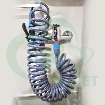 ТД ВЕТ(и) Ванна из полипропилена для груминга трехуровневая с дверкой, электропривод, 1200x500